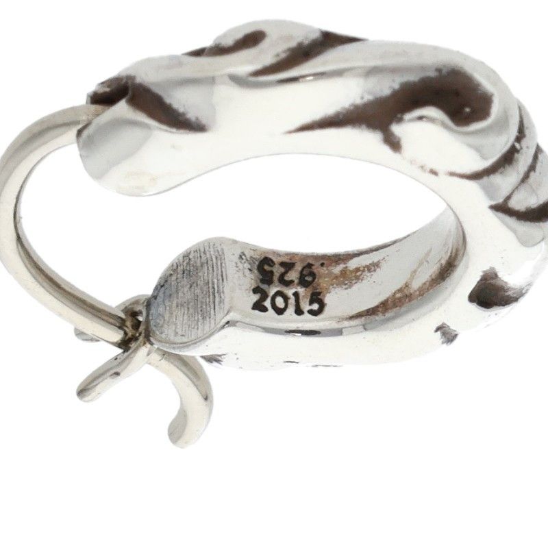 クロムハーツ TNY HOOP SCRL/タイニースクロールフープ シルバーピアス