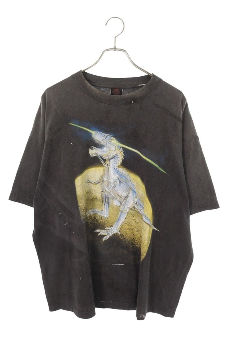 セントマイケル  SORAYAMA サイズ:XL  25AW  SM-HR1-0000-C76 ヴィンテージ加工 T-REXプリントTシャツ 中古 SB01 セントマイケル ×SORAYAMA 25AW SM-HR1-0000-C76 ヴィンテージ加工 T