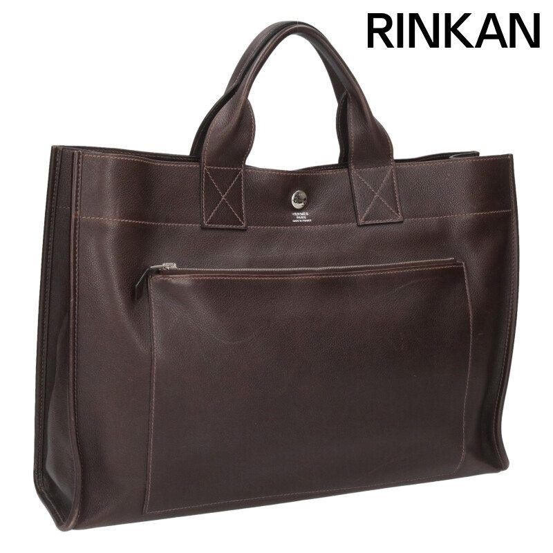 エルメス サックベルラン □K刻印 エヴァーグレイントートバッグ