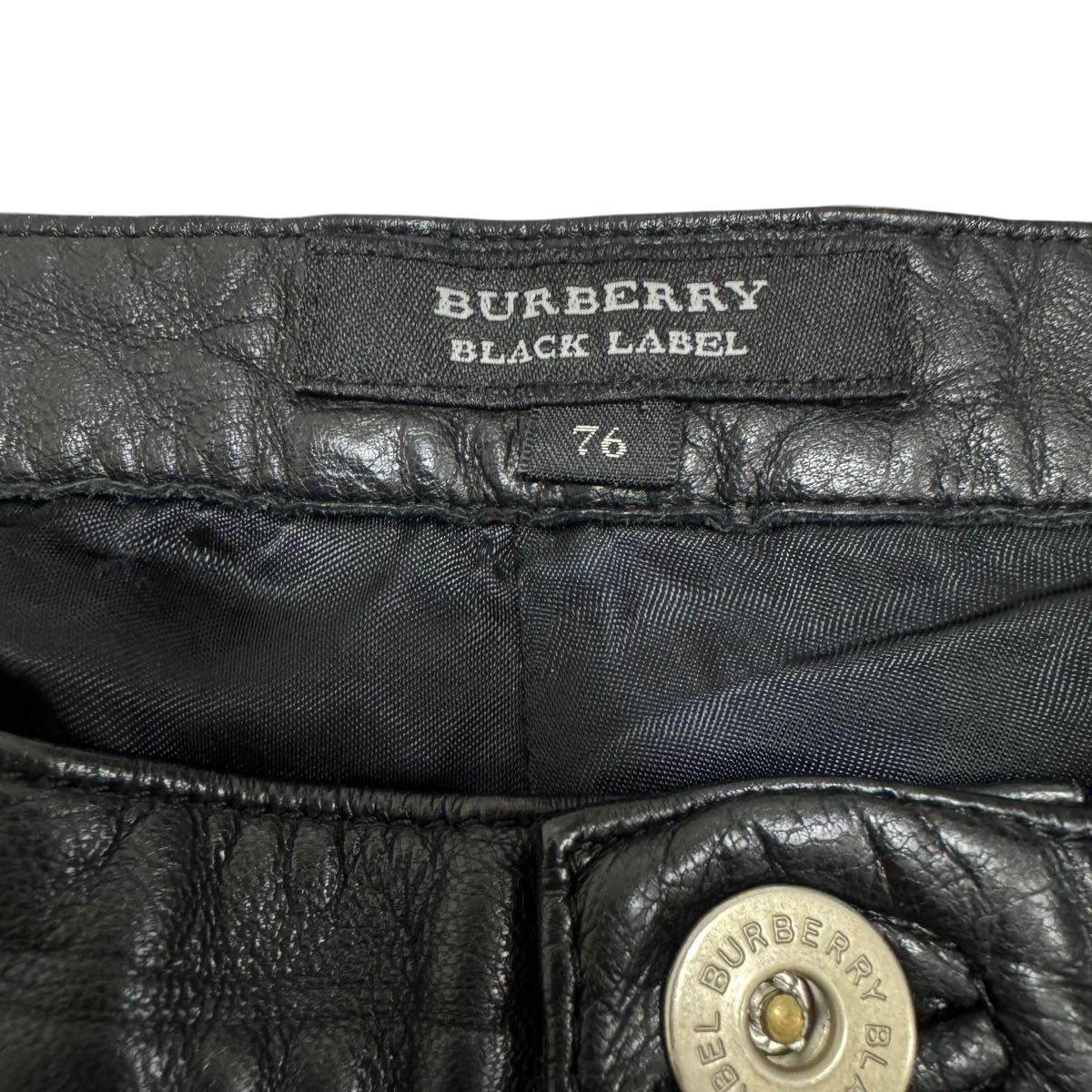 山羊革 ライダース】BURBERRY BLACK LABEL バーバリー ビンテージ