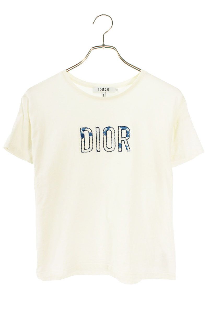 ディオール  5SBM13TEEO ロゴ刺繍Tシャツ レディース 12 ディオール 5SBM13TEEO ロゴ刺繍Tシャツ レディース 12 【公式通販】