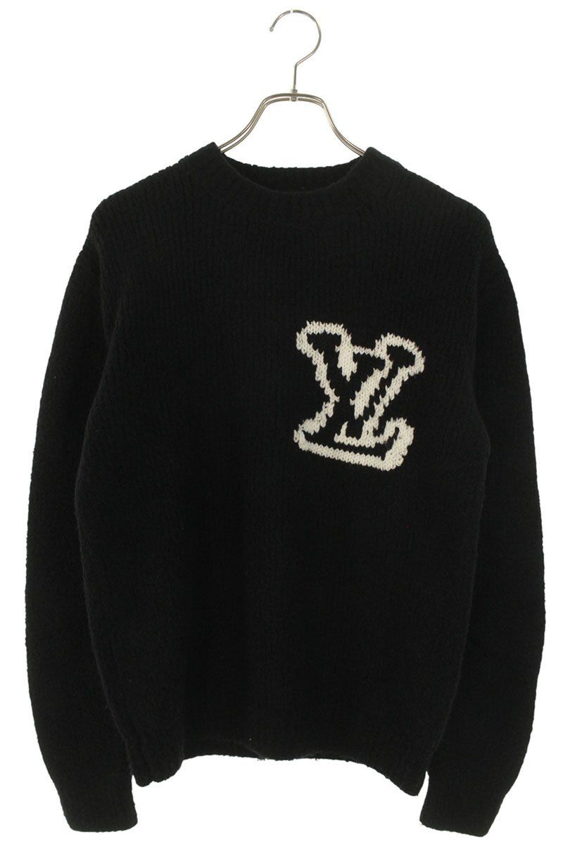 ルイヴィトン 24SS RM241MQ VSS HQN45W ウールブレンドロゴクルー