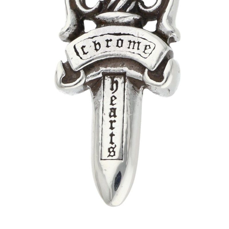 クロムハーツ #5DAGGER ZIP1/#5ダガーチャーム シルバーネックレス