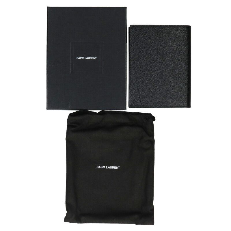 サンローランパリ 563729 ロゴレザー手帳カバー メンズ - メルカリ