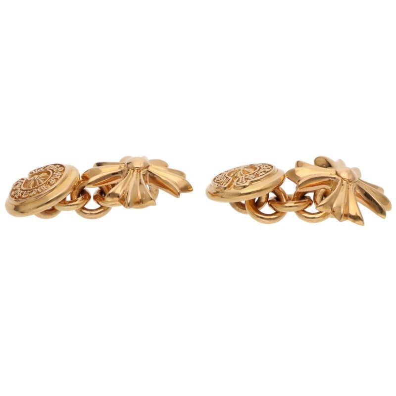 クロムハーツ 22K CUFFLINKS ゴールドカフスボタン メンズ - メルカリ