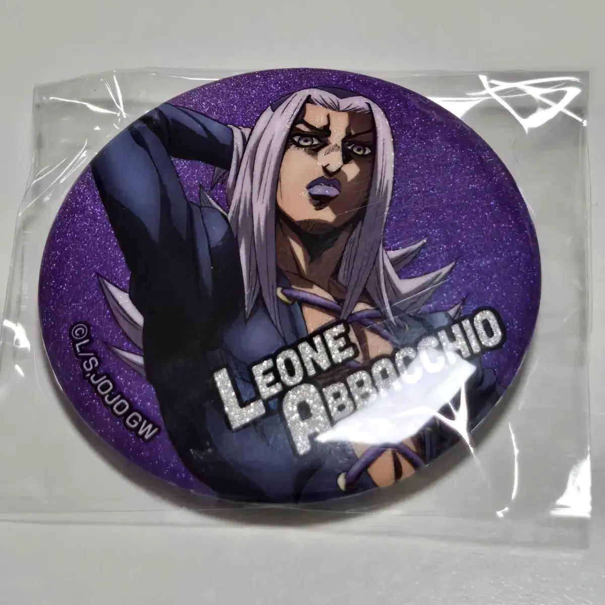 ジョジョの奇妙な冒険　黄金の風　レオーネ・アバッキオ　缶バッジ　脱出　セット ジョジョの奇妙な冒険 第5部 黄金の風 グリッター 缶バッジ / レオーネ