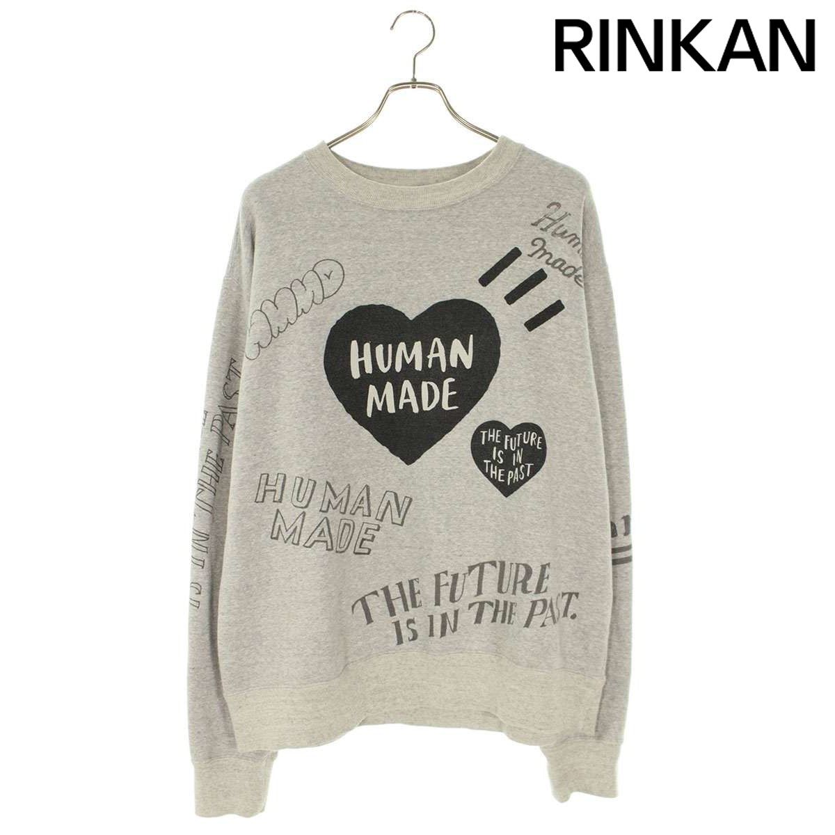 ヒューマンメイド HM28CS022 グラフィティデザインスウェット メンズ