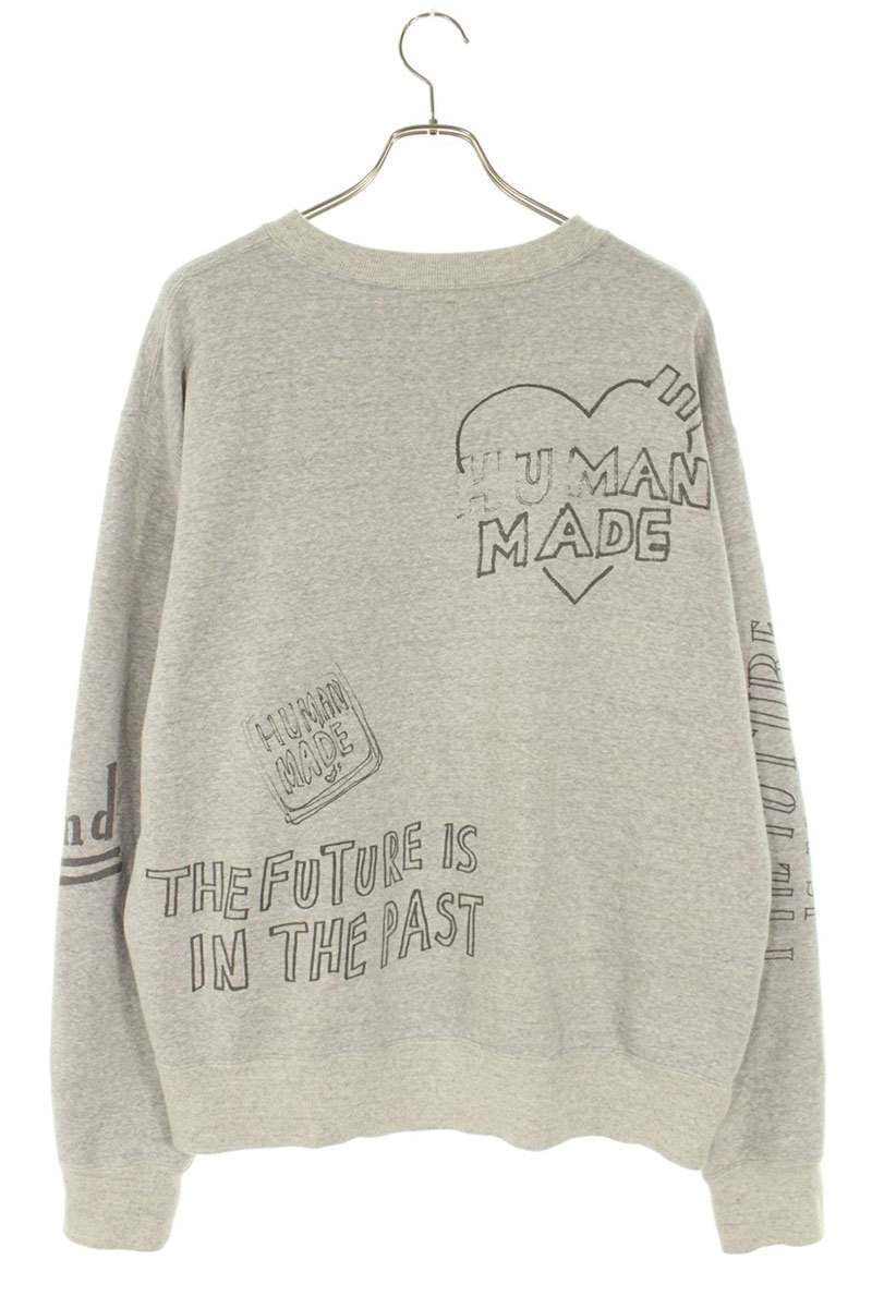 ヒューマンメイド HM28CS022 グラフィティデザインスウェット メンズ