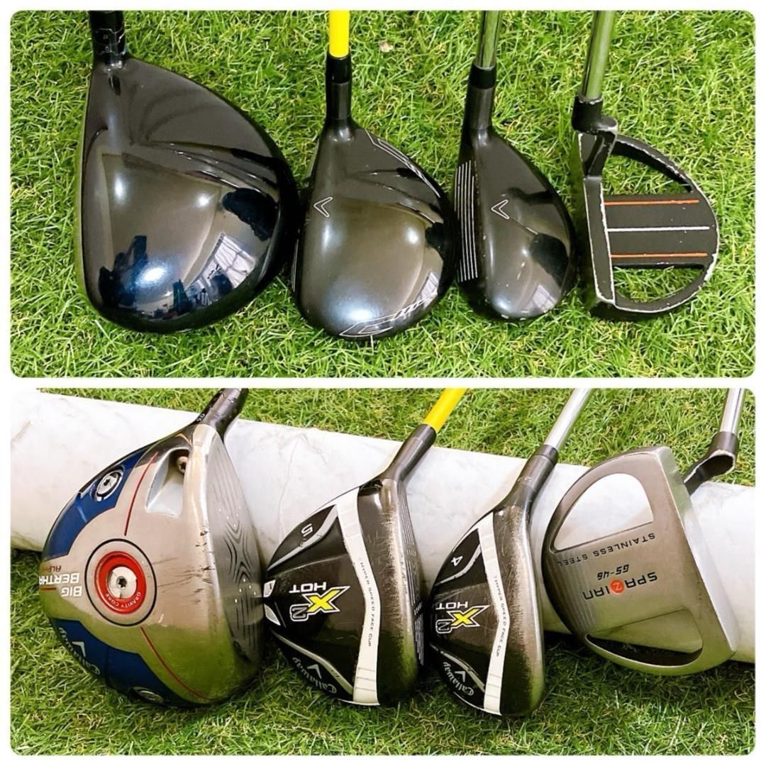 レフティ キャロウェイ ビッグバーサ X2HOT メンズゴルフセット 初心者