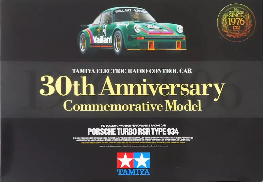 [Used] RC 1/10 Porsche Turbo RSR 934 Racing Tamiya RC 30th Anniversary Model “Electric RC4WD Racing Car Series” Assembly Kit [49400]