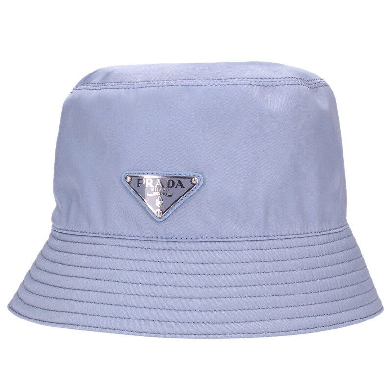 プラダ 三角ロゴプレートナイロンバケットハット メンズ M - メルカリ