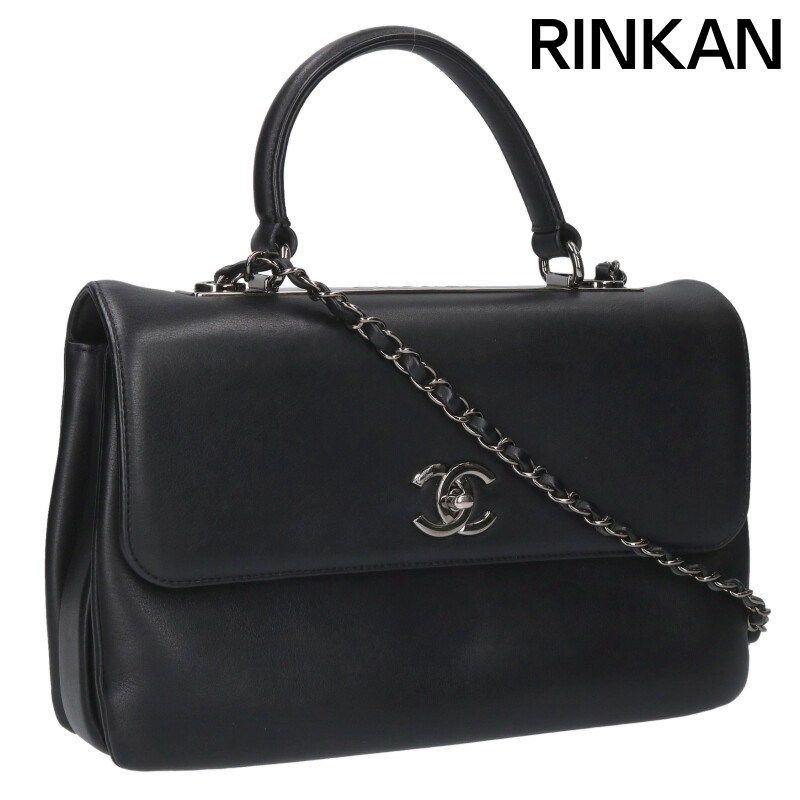 シャネル トレンディCC トップハンドル カーフスキンチェーン