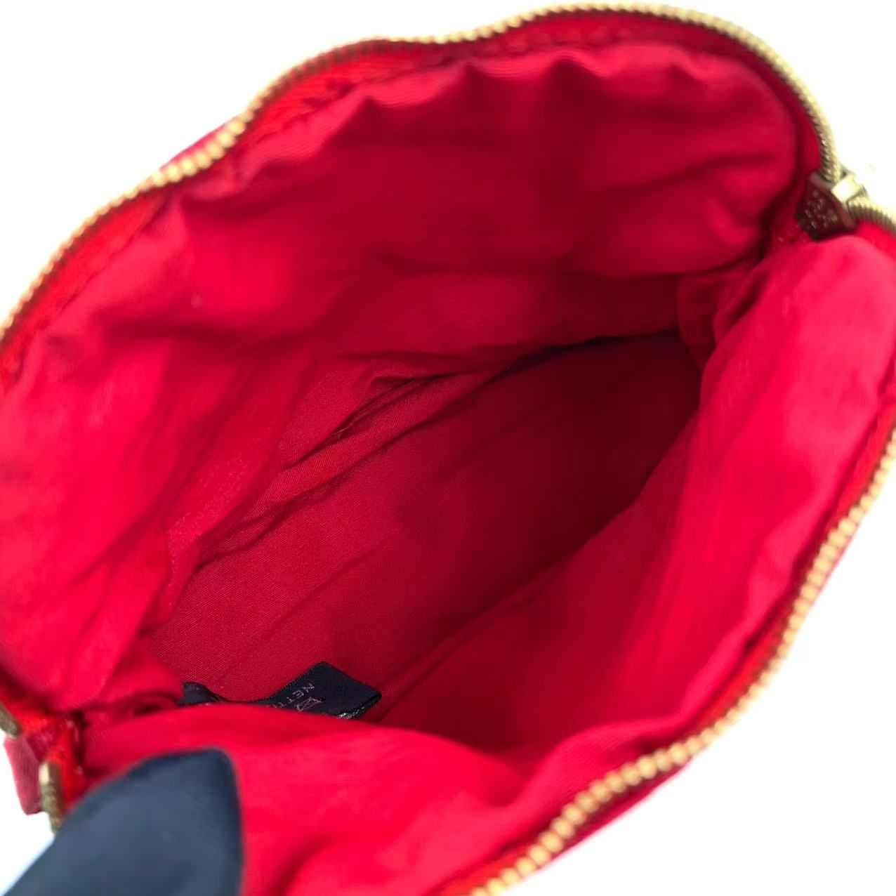 HERMES ボリード 16 ミニ コットン レッド ポーチ ゴールド - メルカリ