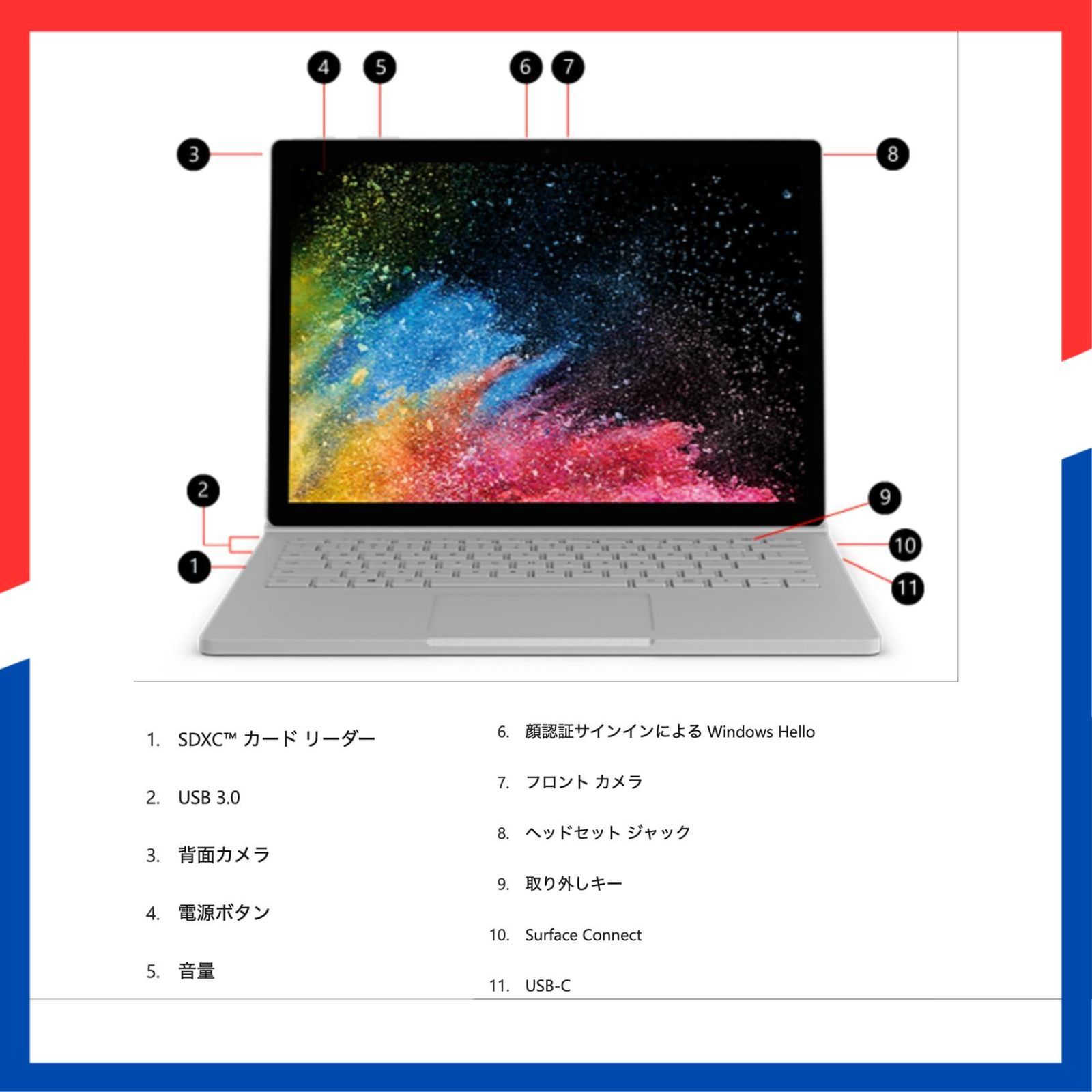 数量 Surface ノートパソコン Book 2 Office搭載 13 5 in 1 インチ 3 K Core i 8 GB 整備済み品 マイクロソフト 256 タッチペン付属