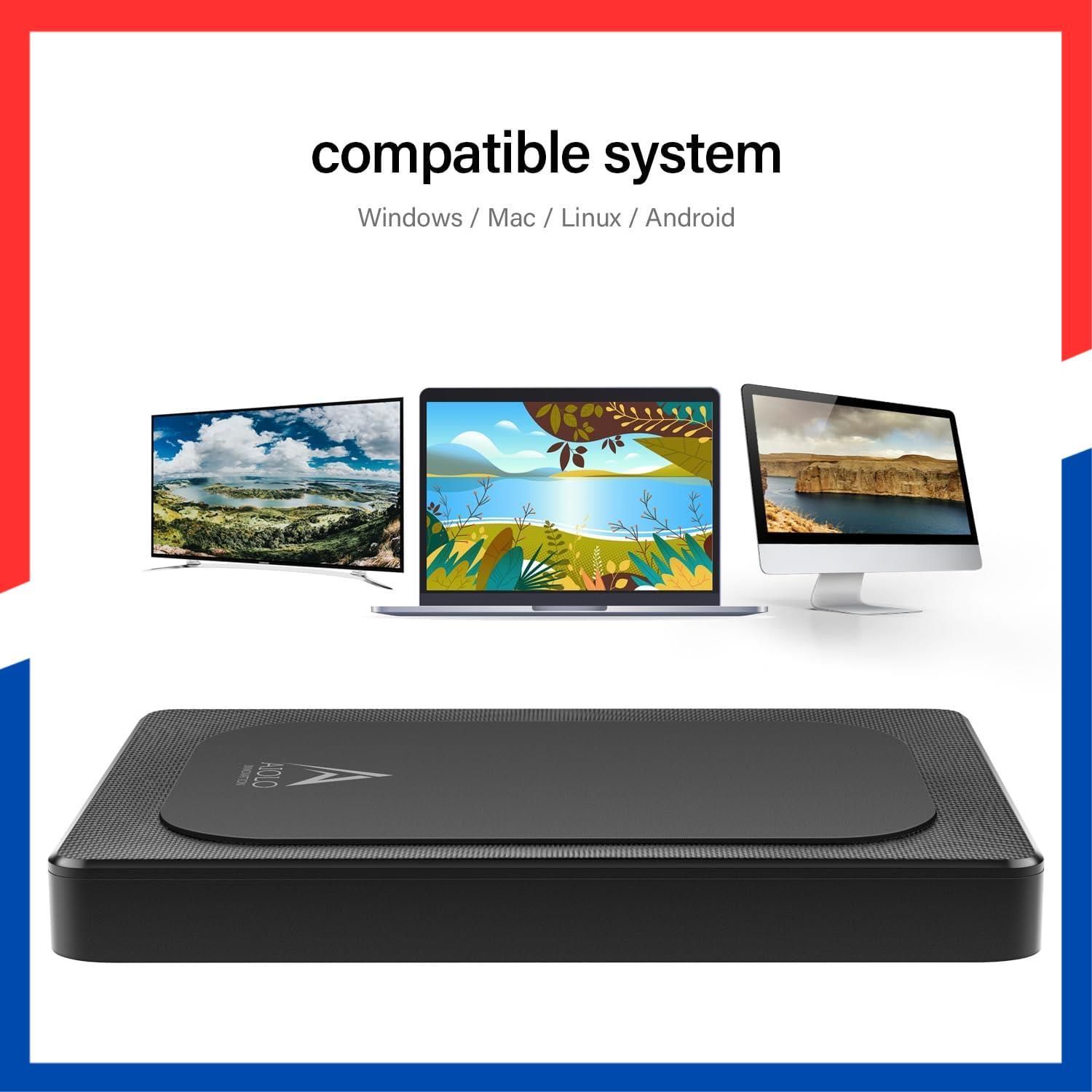 に対応PC Mac PS 4 XBox テレビ録画 ポータブルハードディスク A USB 3 0 ハードディスク超薄型外付けHDD 外付け 1 TB