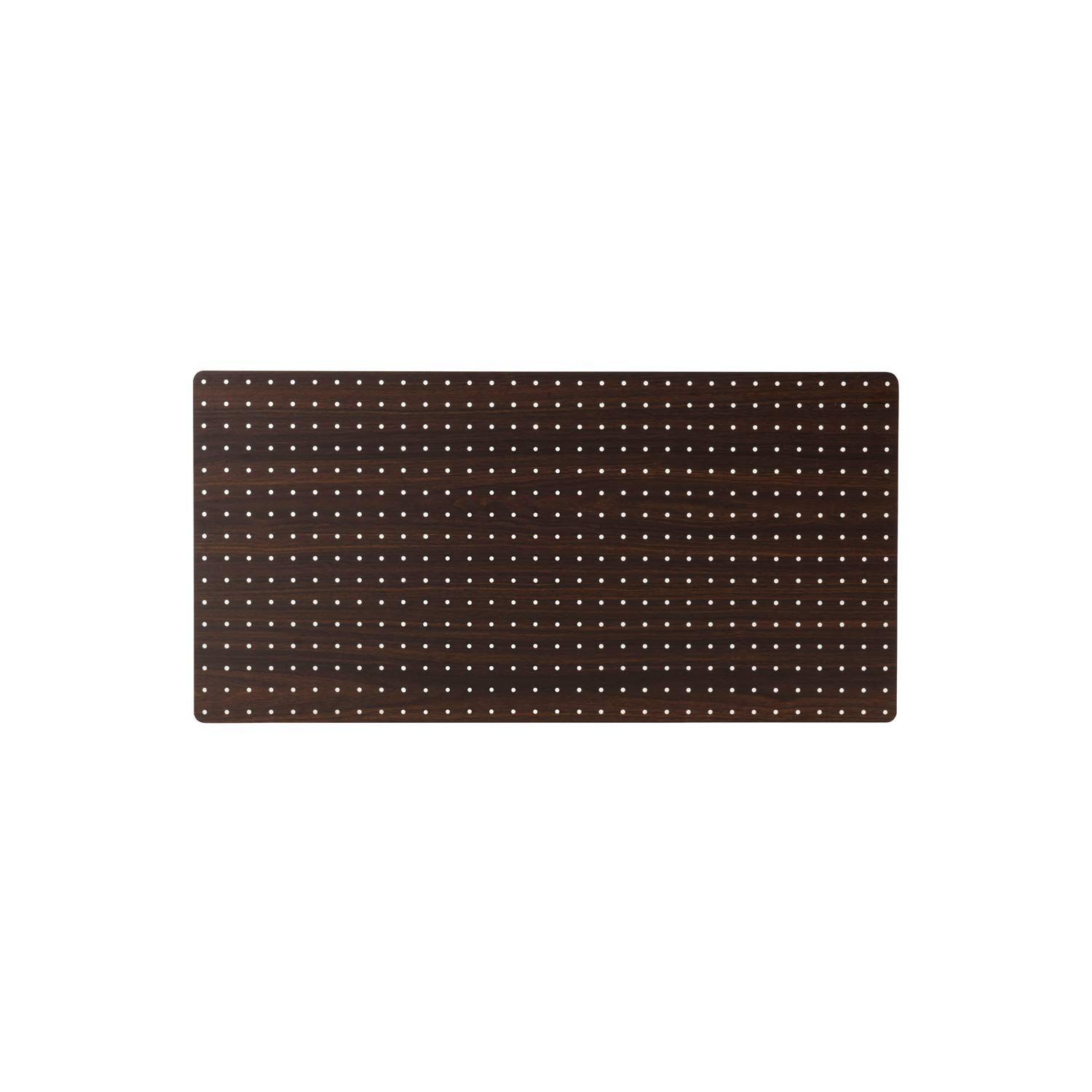 ドウシシャ ルミナス ノワール スチールラックパーツ 有孔ボード 木製 パンチングボード 幅80&times;高さ40cm 25mmピッチ NOIB8040DB 取付金具付属 後付け 追加棚 取付簡単 御洒落 可愛い 薄型 フック掛け キッチンツール掛け