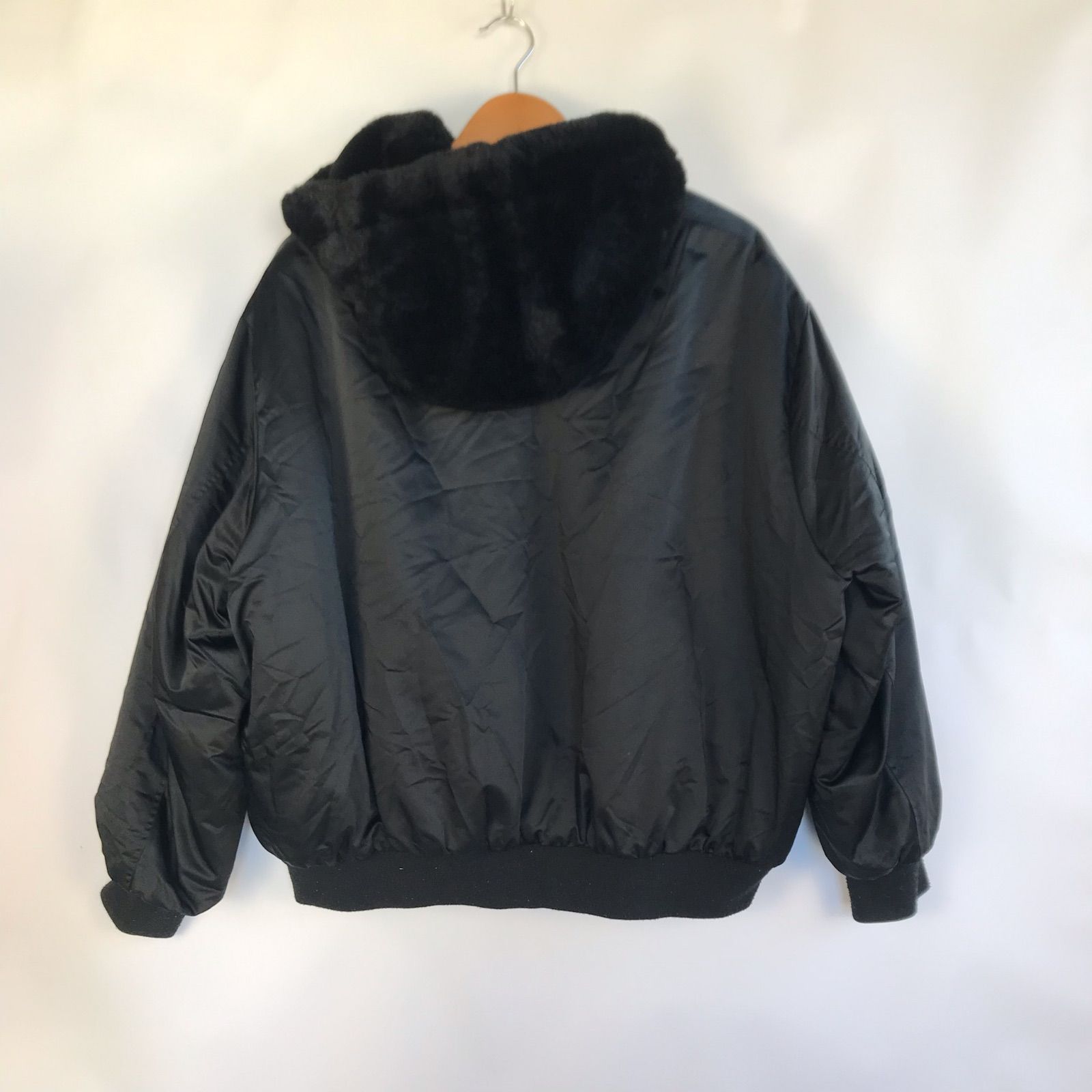 ZARA trf リバーシブルボンバージャケット レディース XS ブラック 