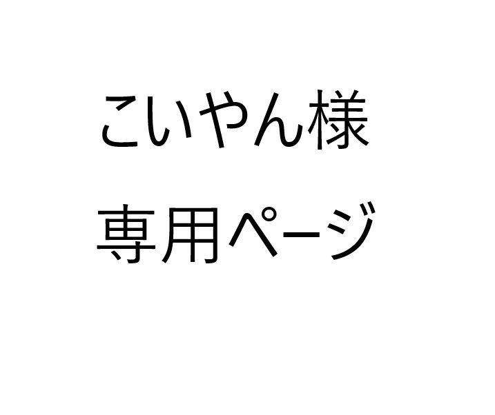 こいやん様 専用ページ - メルカリ