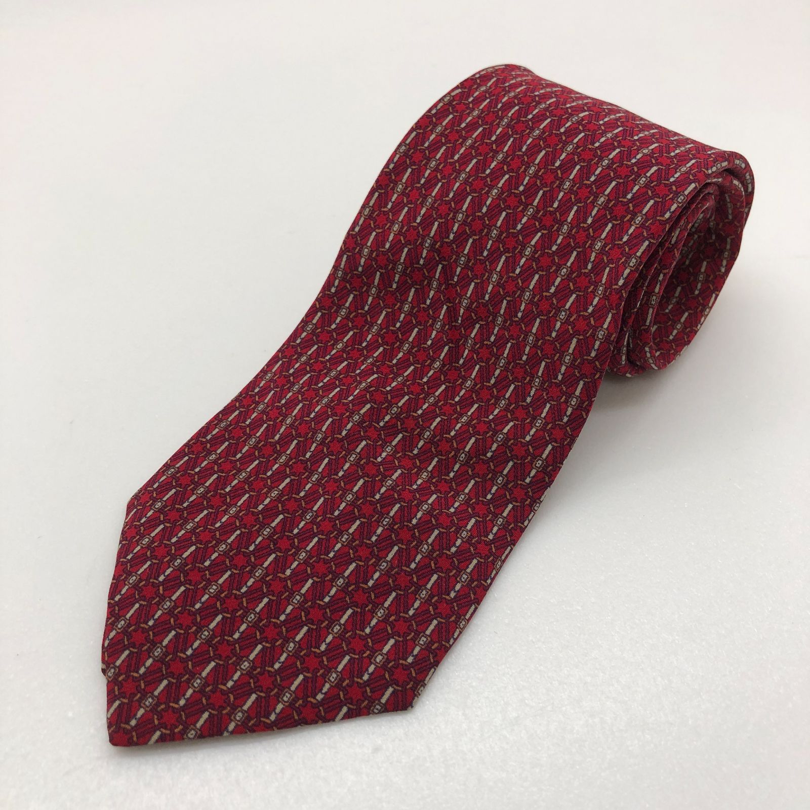 Stefano Ricci ネクタイ シルク100％ 絹 レッド 赤 ステファノリッチ