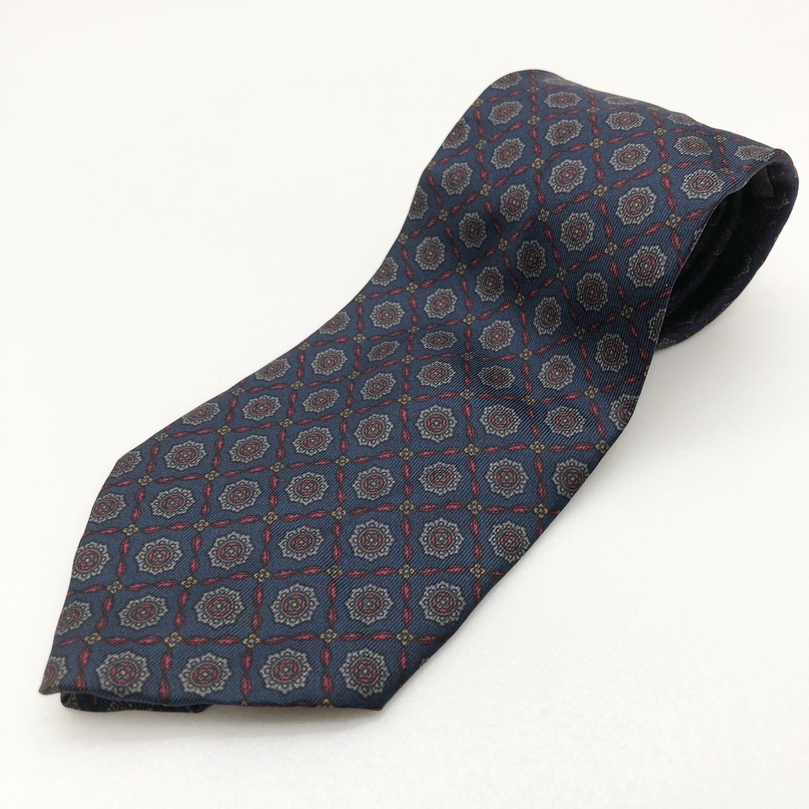 Christian Dior ネクタイ シルク 絹 レッド 赤 クリスチャンディオール