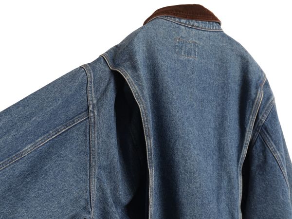 80s Eddie Bauer デニム ハンティングジャケット カバーオール L 90s エディーバウアー デニム ハンティング ジャケット メンズ XL