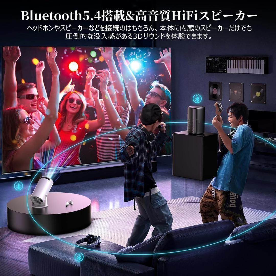 4K対応 Android TV搭載プロジェクター 18000ルーメン - メルカリ