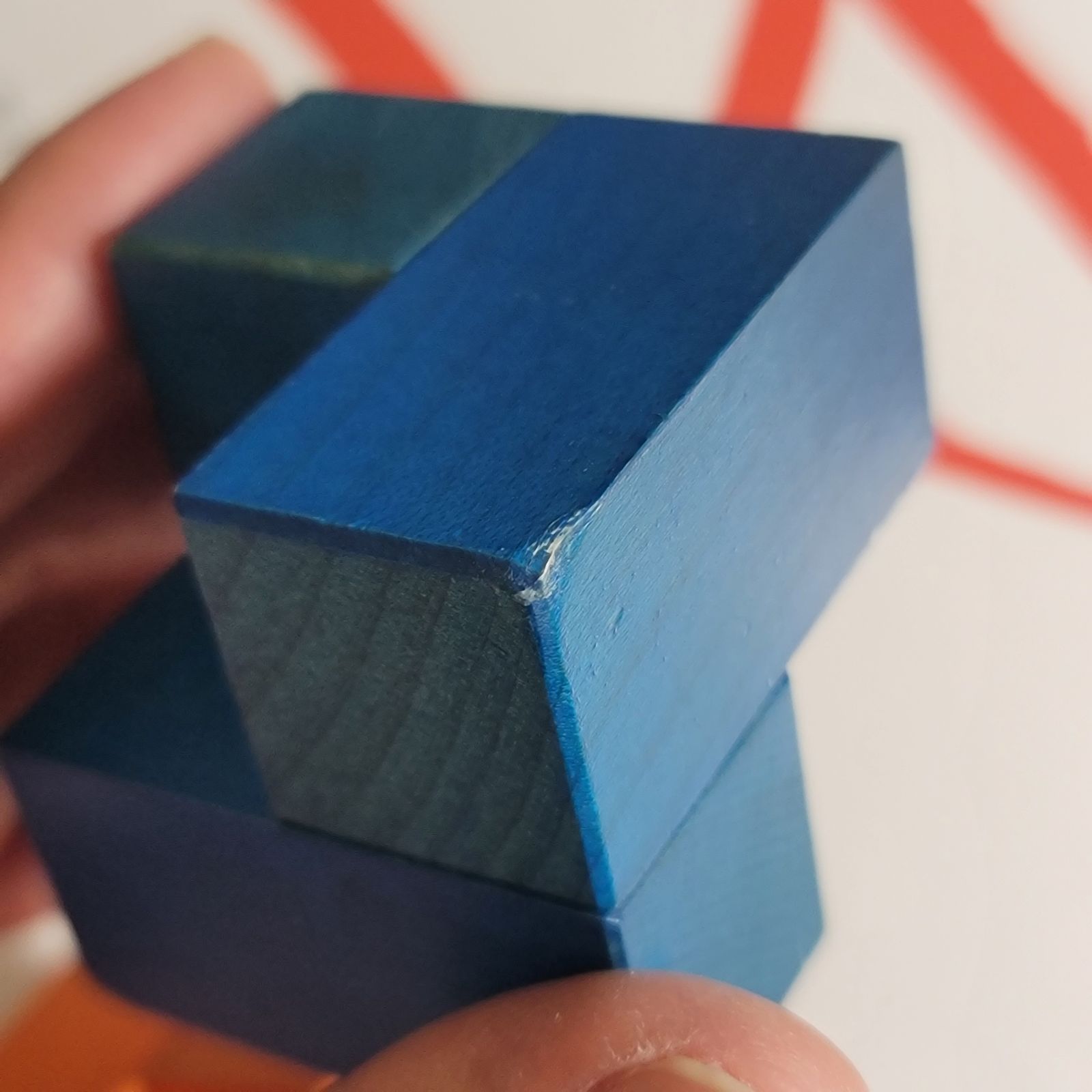 Vintage Naef】ネフ社 キュービックス(青＋オレンジ) - メルカリ