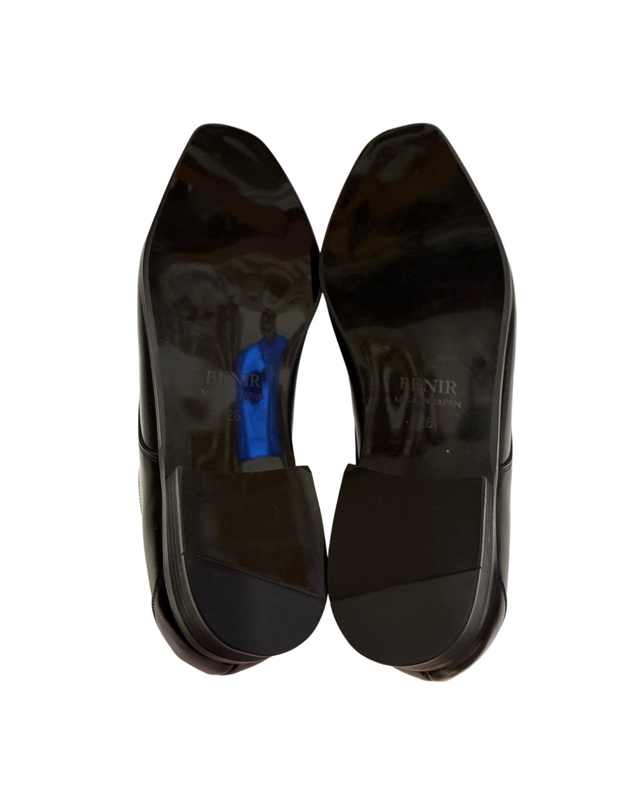 BENIR 黒 ドレスシューズ 当日のみ着用 BENIR 黒 ドレスシューズ 26センチ メンズシューズ