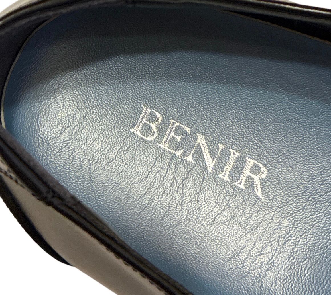 Z1725 BENIR ベニル ドレスシューズ ブライダルシューズ 革靴 ブラック