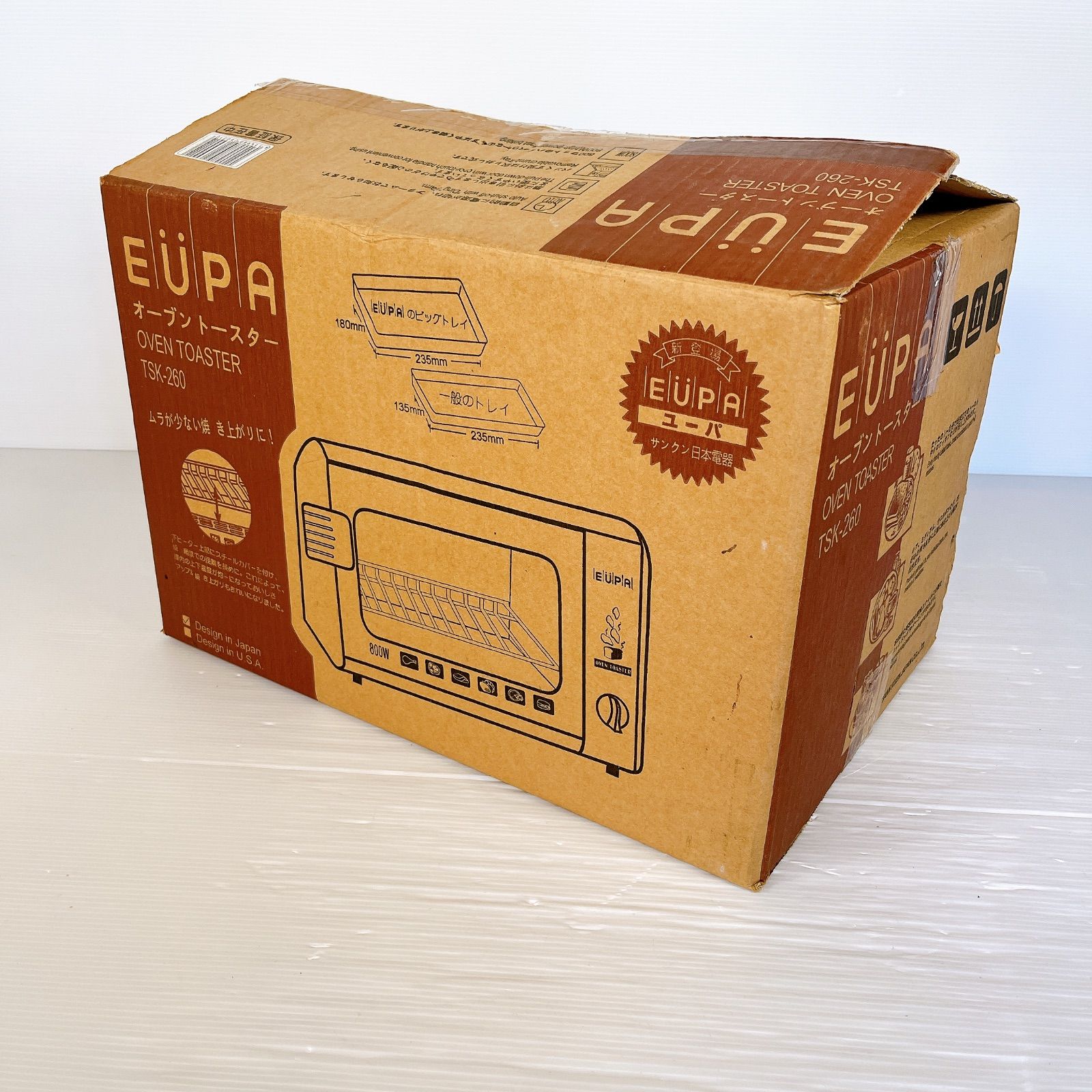 EUPA ユーパ オーブントースター TSK-260 2000年製 #1223-21 800W
