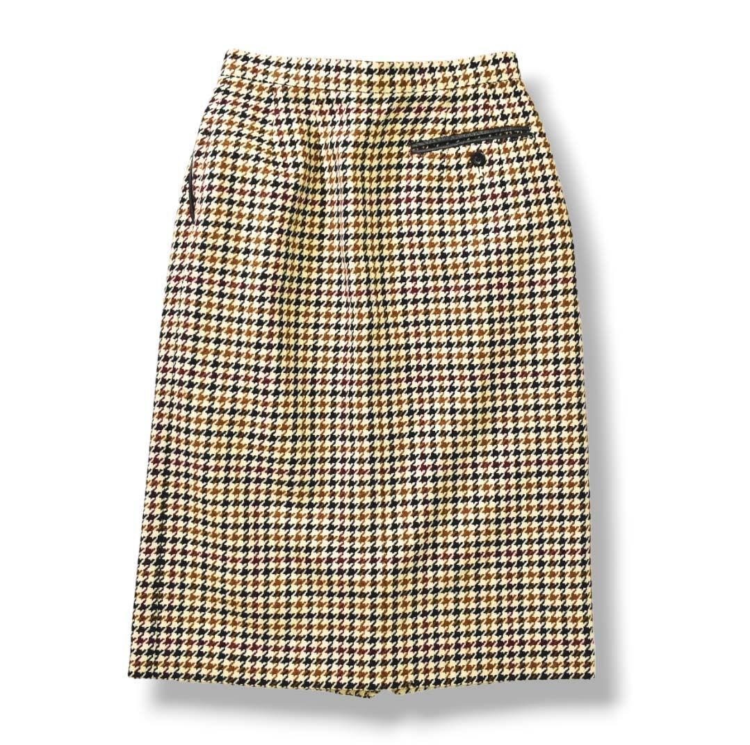 90s バーバリー Burberrys ガンクラブチェック ミディ丈 ひざ下丈