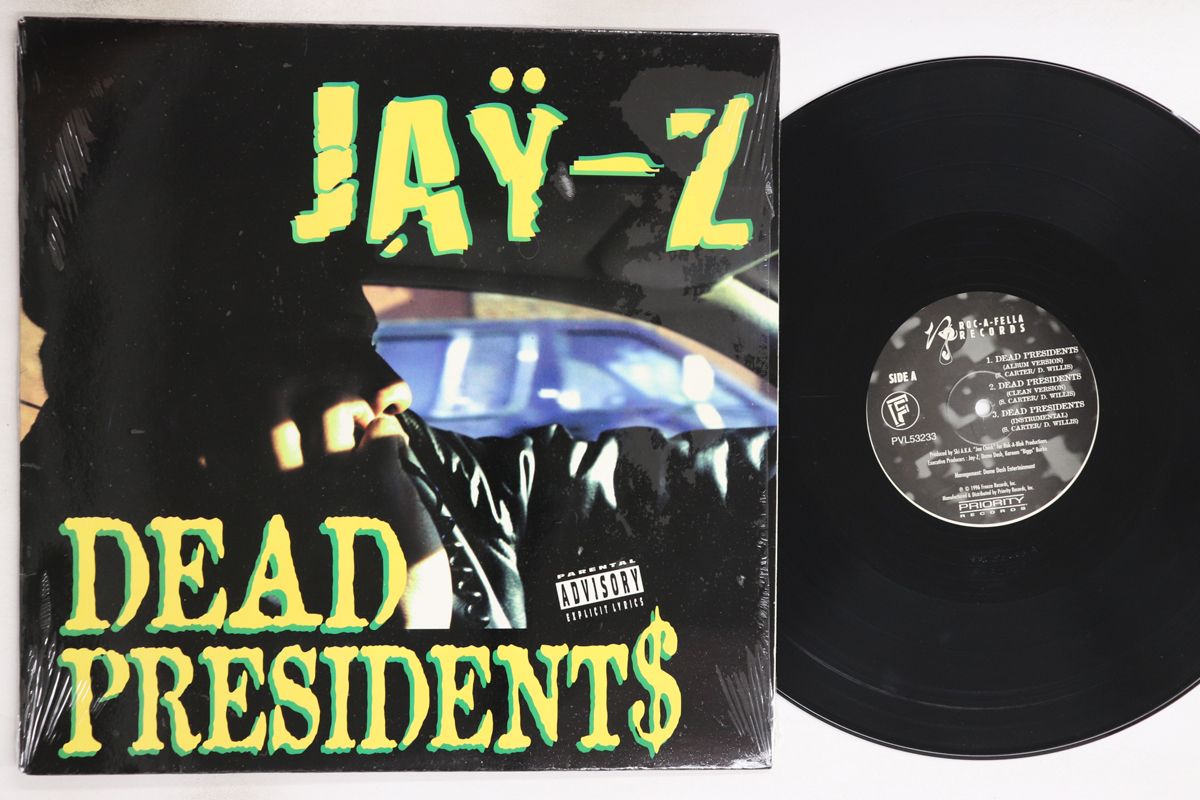 12” Jay-z Dead President$ / Aint No Nigga PVL53233 Roc-A-Fella Records US /00250 JAY-Z / Dead President$ / Ain't No Nigga (PVL 53233, 12inch) – TICRO MARKET