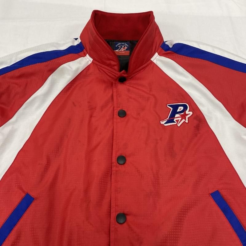 古着 PORTE ポルテ 野球 ベースボール グランドコート ロゴ ブルゾン