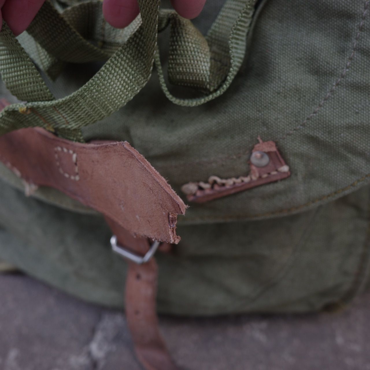 70~80s 激渋 ルーマニア軍 バックパック リュック ザック ミリタリー