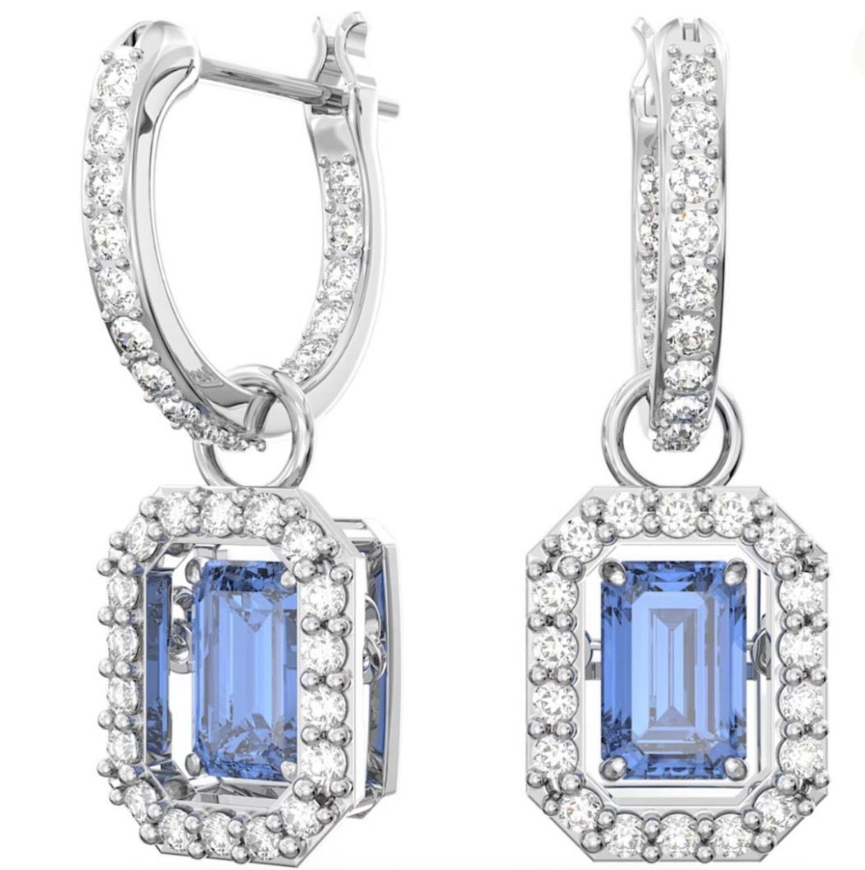 ほぼ新品 スワロフスキー Swarovski Millenia ドロップピアス - メルカリ