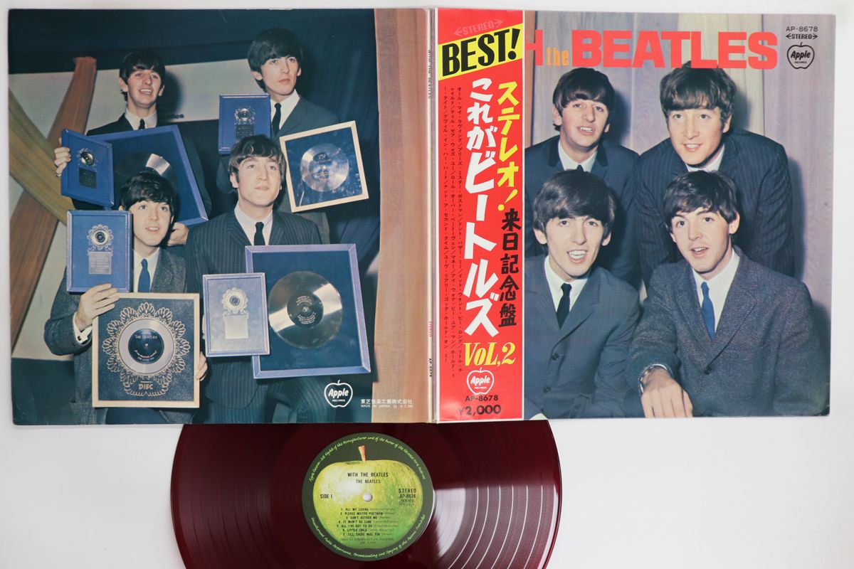 LP ビートルズ これがビートルズ Vol.2 (-赤盤) AP8678 APPLE /00400