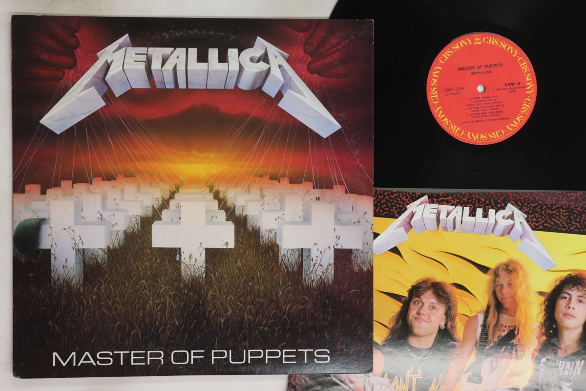 メタリカ⁄メタル・マスター⁄CBS⁄SONY 28AP3169 LP OF METALLICA