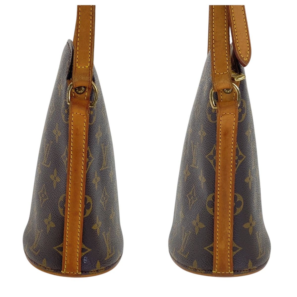 LOUIS VUITTON ルイヴィトン モノグラム ドルーオ ブラウン ゴールド 