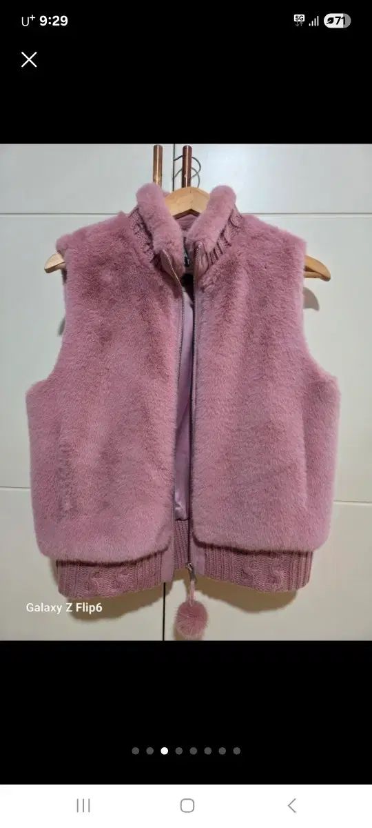 パーリーゲイツ ピンク ファー ベスト 1 - メルカリ