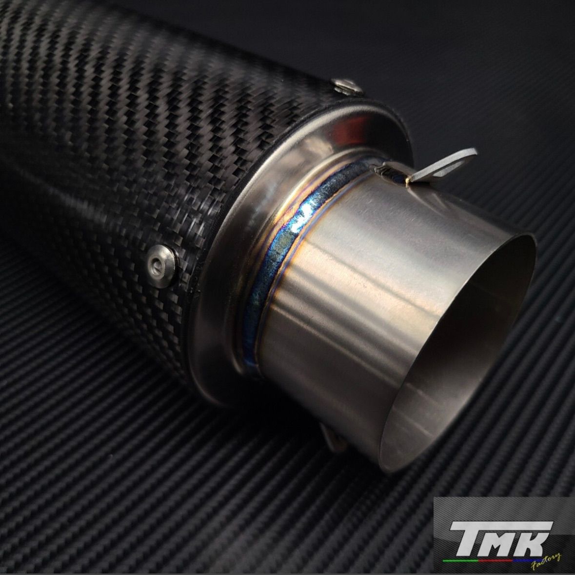 汎用 カーボンチタンサイレンサー 60.5 マフラー スリップオン CB400SF