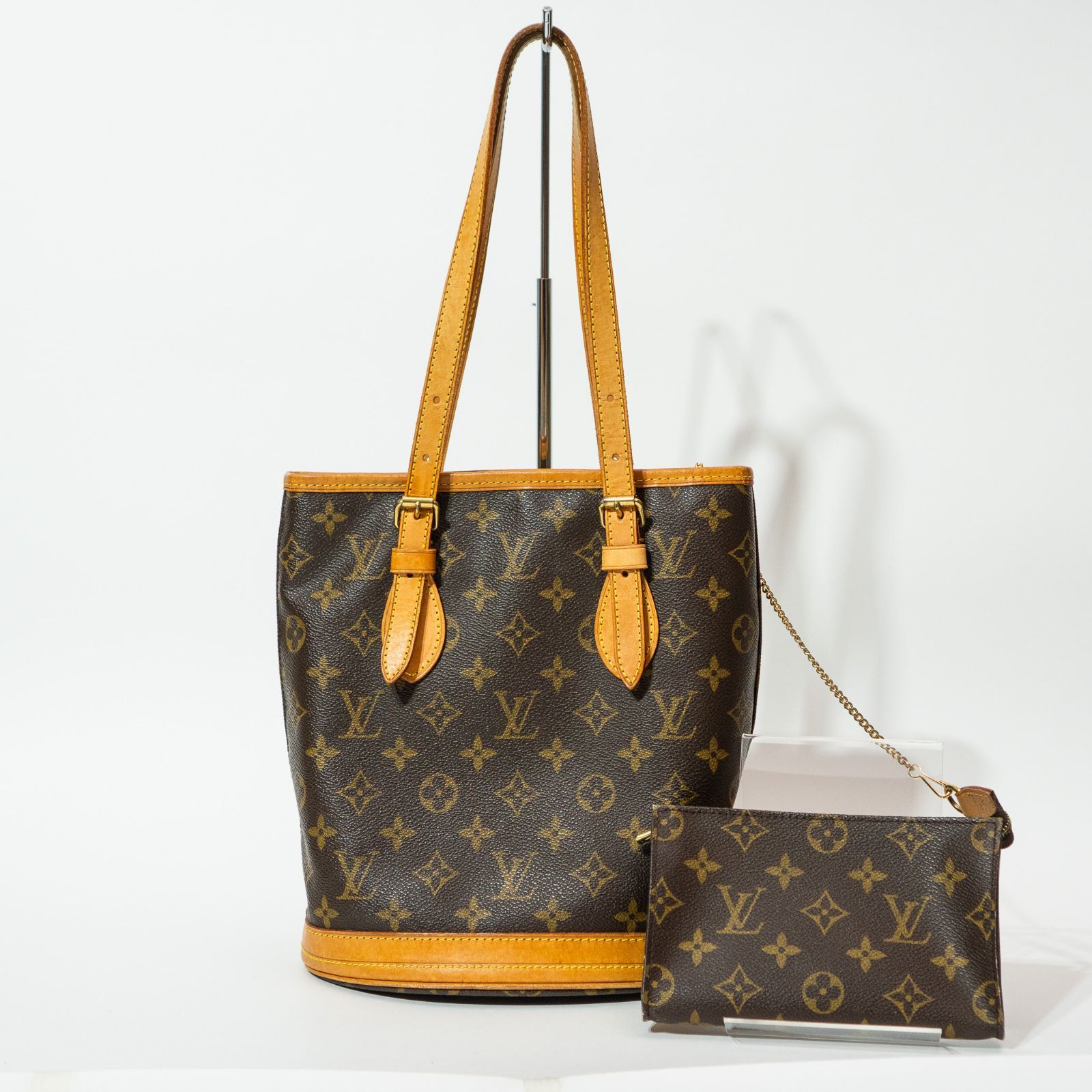 LOUIS VUITTON ルイヴィトン モノグラム M42238 プチ・バケット PM