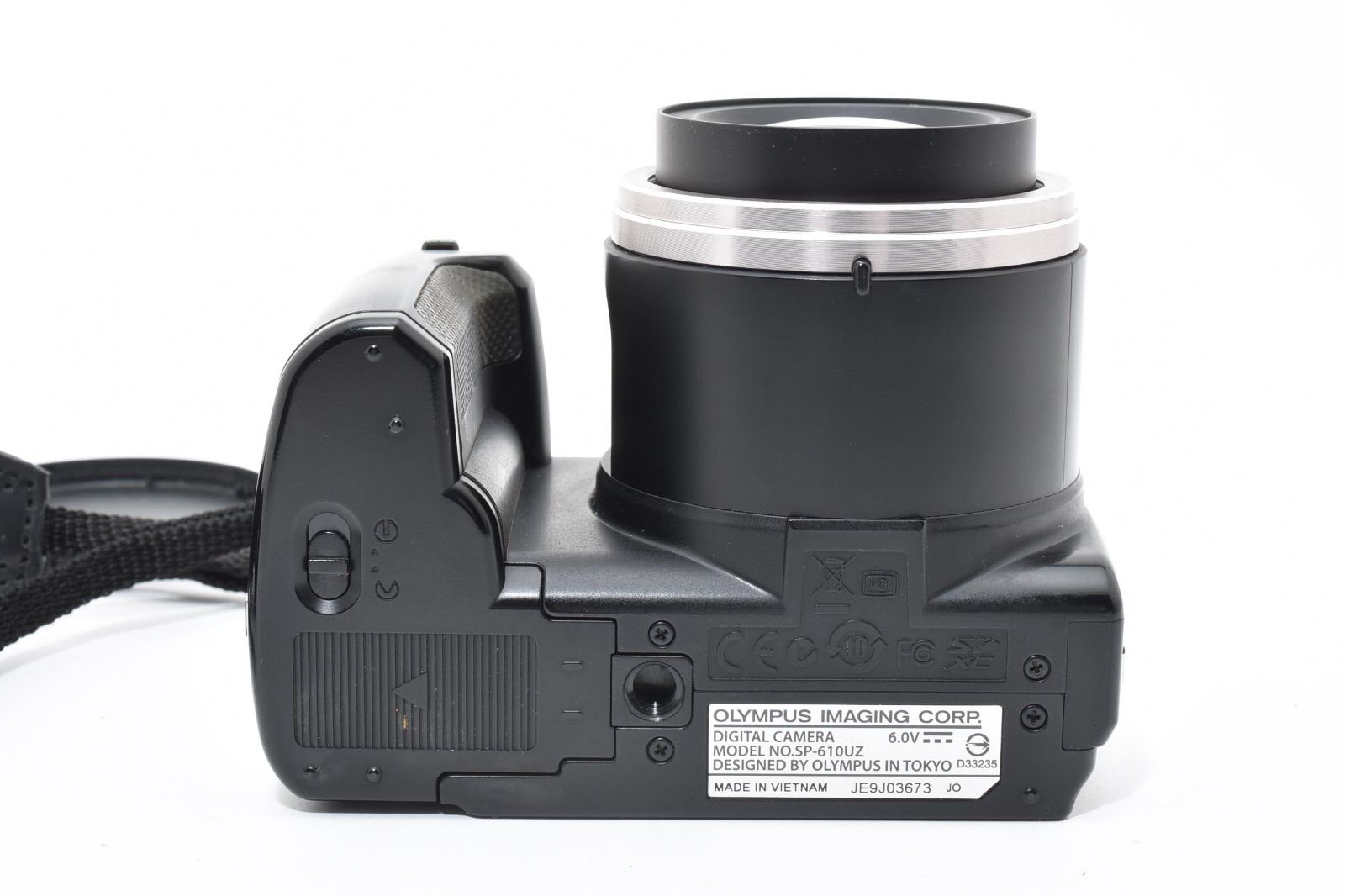 オリンパスSP-610UZ　コンパクトカメラ動作確認済み 美品】オリンパス OLYMPUS SP-610UZ ブラック - メルカリ