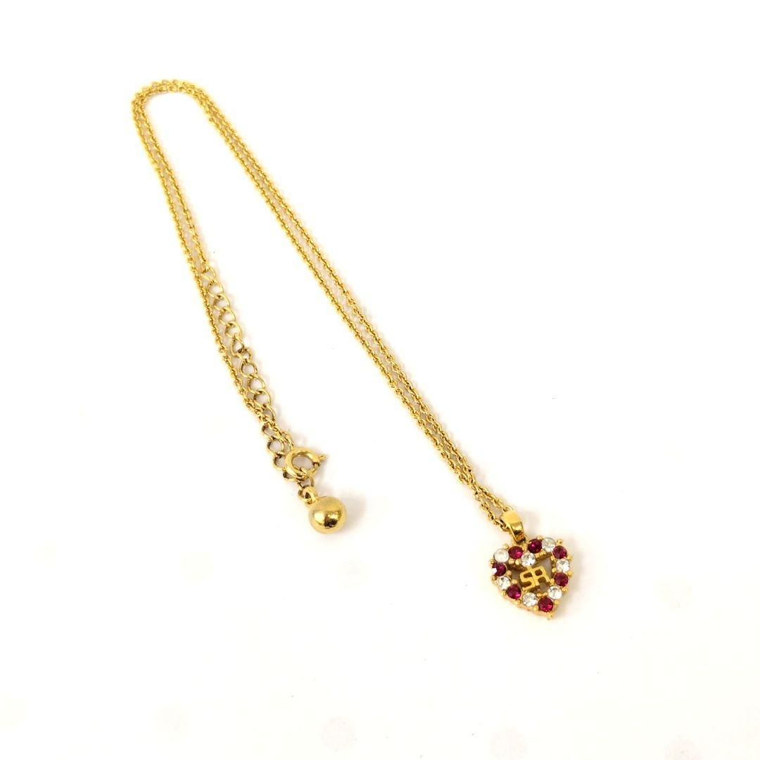 SONIA RYKIEL ソニアリキエル ハート ストーン ネックレス - メルカリ