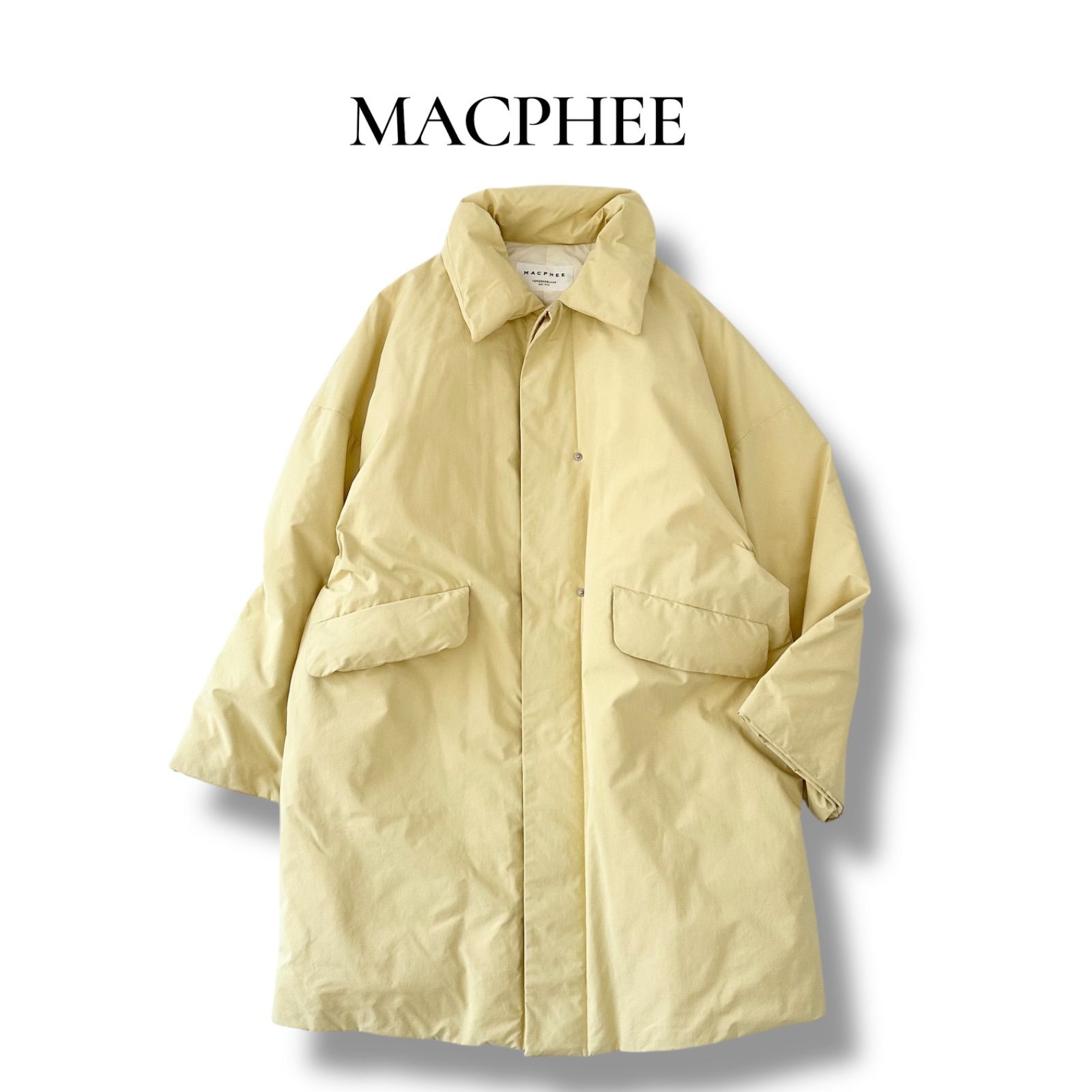 MACPHEE マカフィー マイクロツイル ステンカラーコート 36 M 9号
