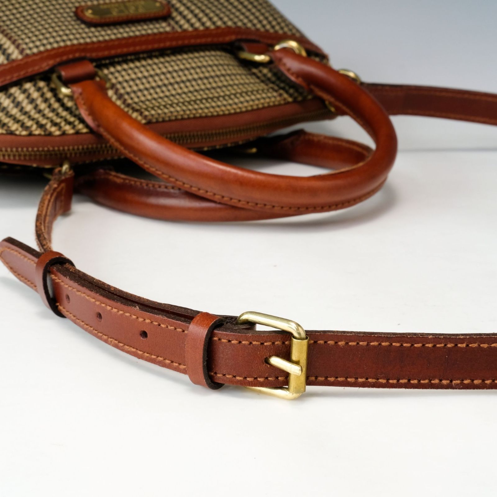 美品】POLO Ralph Lauren ラルフローレン 2way ショルダーバッグ ミニ