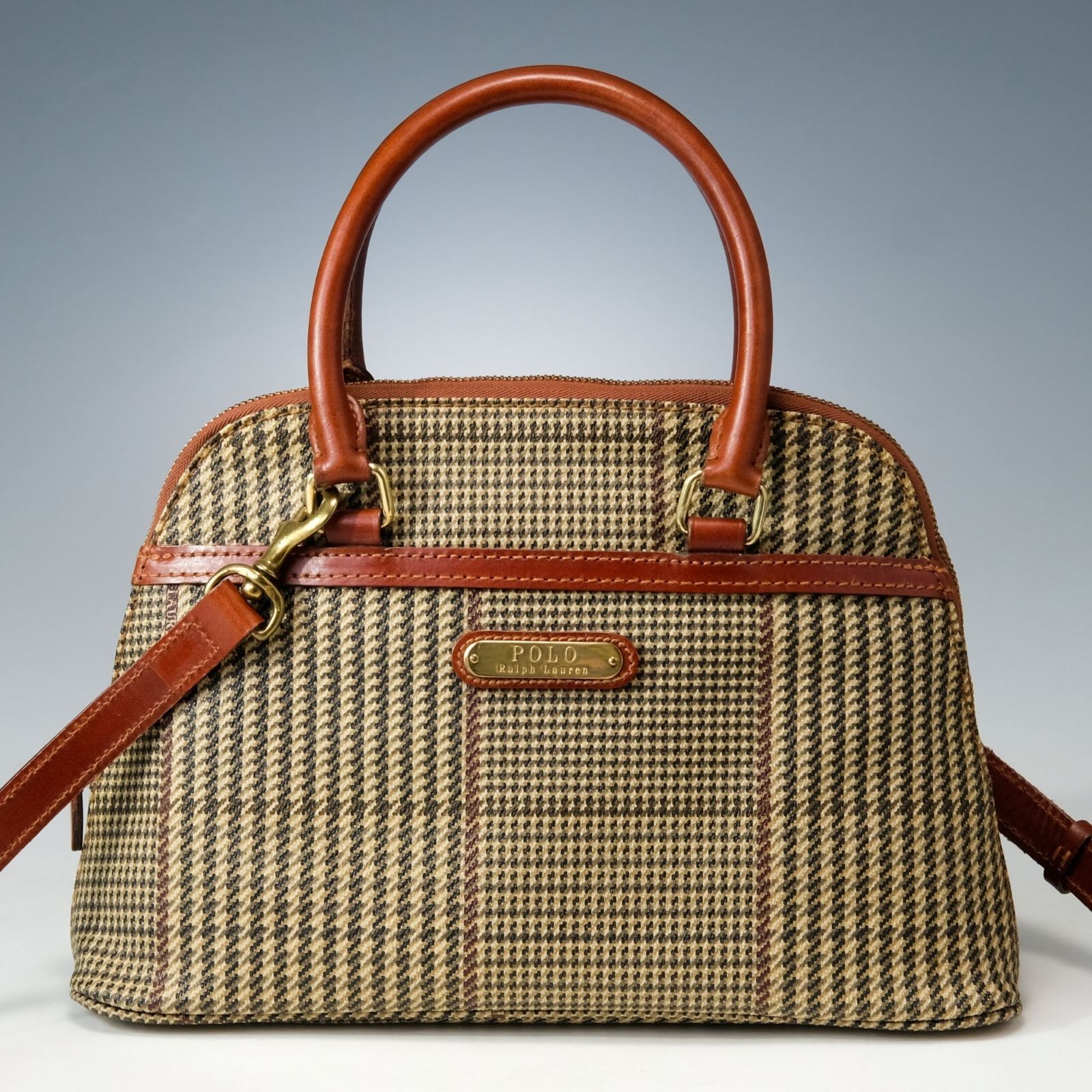 美品】POLO Ralph Lauren ラルフローレン 2way ショルダーバッグ ミニ