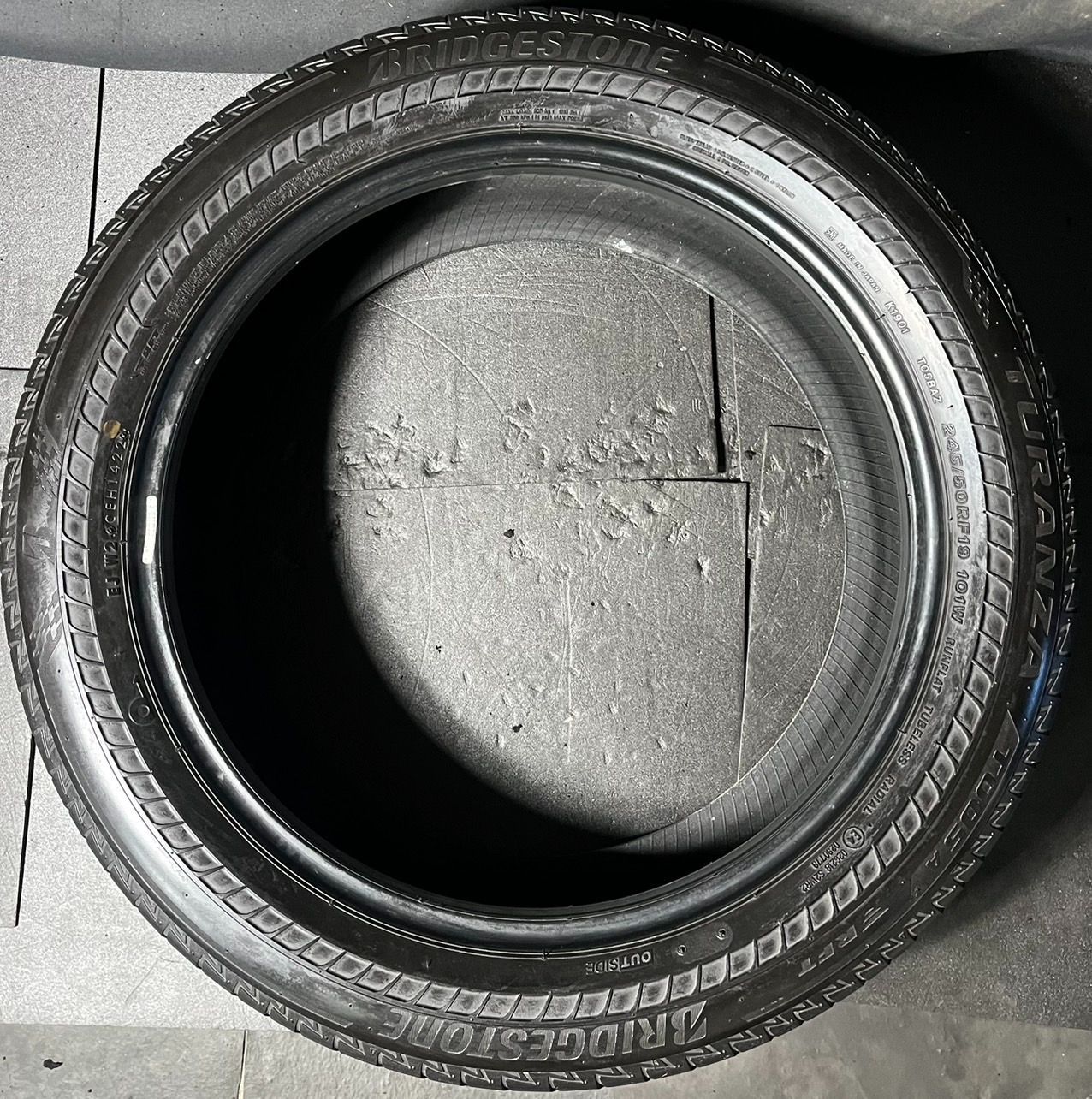 2022年製 約8分山 ブリヂストン BRIDGESTONE トランザ TURANZA T005A