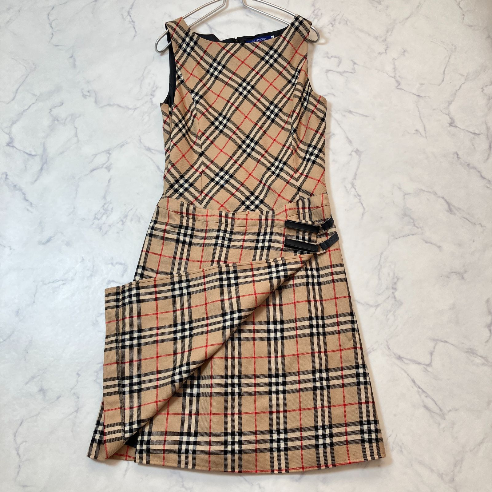 BURBERRY LONDON ノースリーブ ワンピース ノバチェック Y2K BURBERRY