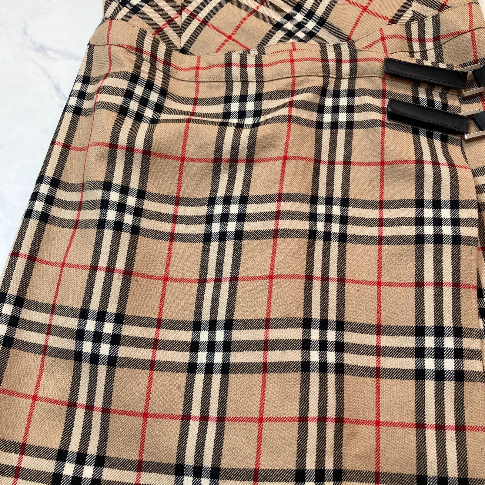 BURBERRY LONDON ノースリーブワンピース ロング ノバチェック Aライン