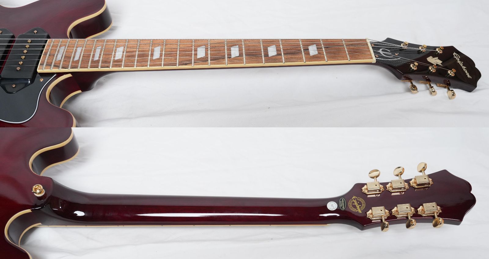 ☆Epiphone☆Riviera P93 WR セミアコ P-90×3 Bigsby搭載 2019年製 美